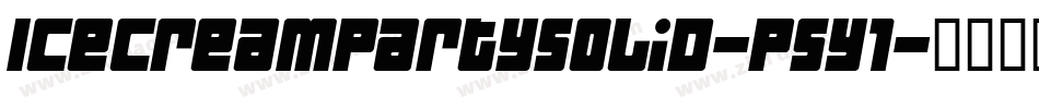 Icecreampartysolid-p5y1字体转换