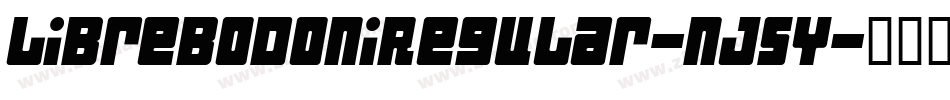 LibrebodoniRegular-nJ5Y字体转换