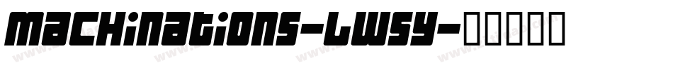 Machinations-lW5y字体转换