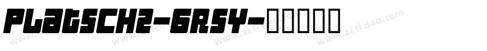 Platsch2-6R5Y字体转换