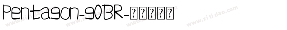 Pentagon-g0BR字体转换