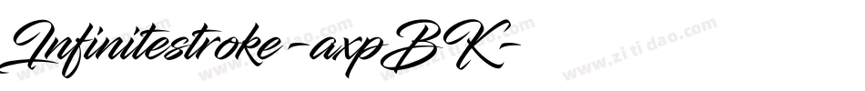 Infinitestroke-axpBK字体转换