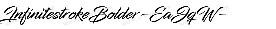 InfinitestrokeBolder-EaJqW字体转换