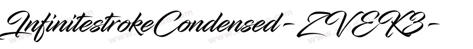 InfinitestrokeCondensed-ZVEK3字体转换