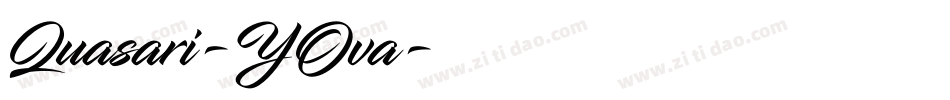 Quasari-YOva字体转换