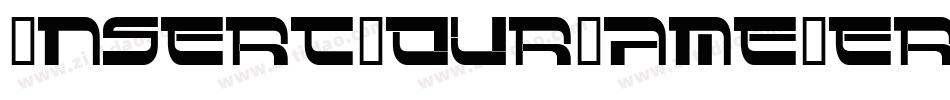 InsertYourNameHere-9KZZ字体转换