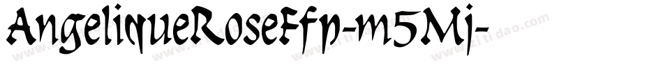 AngeliqueRoseFfp-m5Mj字体转换