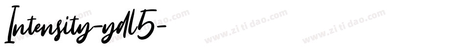 Intensity-ydl5字体转换