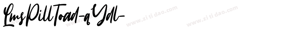 LmsPillToad-qYdl字体转换