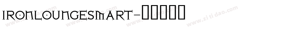 IRONLOUNGESMART字体转换