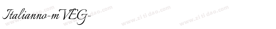 Italianno-mVEG字体转换