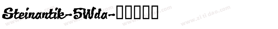Steinantik-5Wda字体转换
