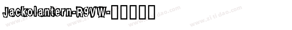 Jackolantern-R9VW字体转换