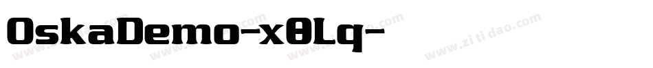 OskaDemo-x0Lq字体转换