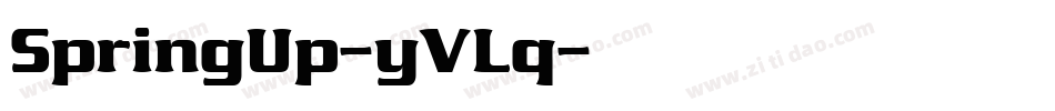 SpringUp-yVLq字体转换