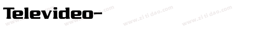 Televideo字体转换