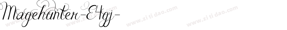 Magehunter-E4gj字体转换
