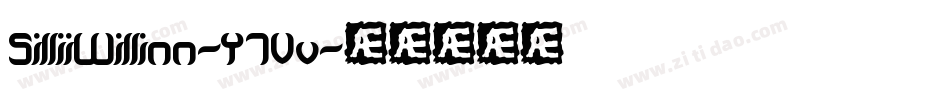 SilliiWillinn-Y7Vv字体转换 SilliiWillinn-Y7Vv字体转换