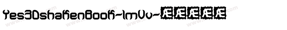 Yes3DshakenBook-1mVv字体转换