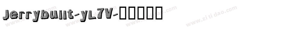 Jerrybuilt-yL7V字体转换