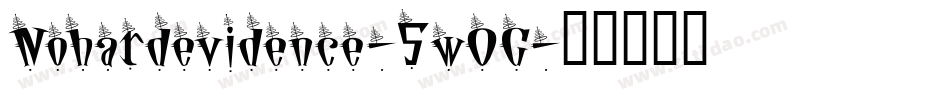 Nohardevidence-5w0G字体转换