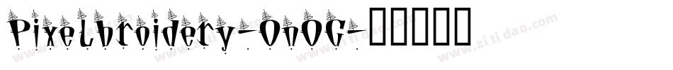 Pixelbroidery-0n0G字体转换