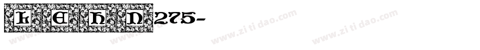 LEHN275字体转换