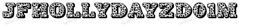 Jfhollydayz-D01m字体转换