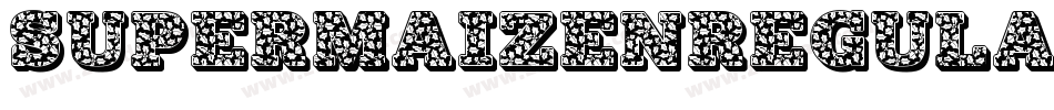 SuperMaizenRegular-axAwE字体转换