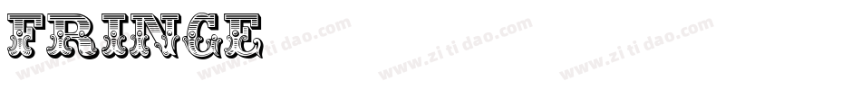 fringe字体转换