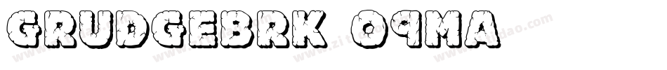 GrudgeBrk-O9MA字体转换