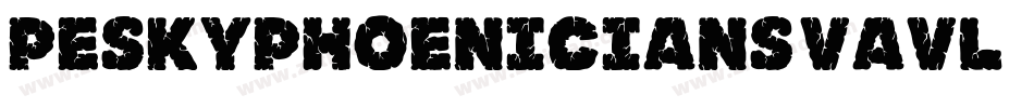 PeskyPhoenicians-vAvL字体转换