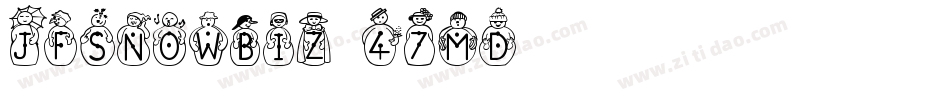 Jfsnowbiz-47mD字体转换