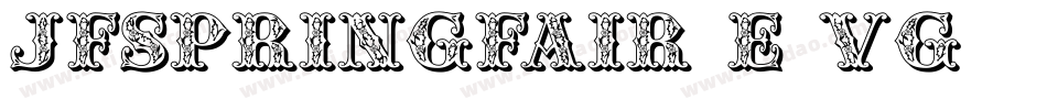 Jfspringfair-e2vg字体转换