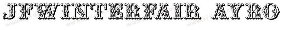 Jfwinterfair-ayro字体转换