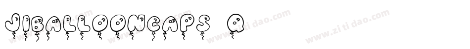JiBalloonCaps-q336字体转换