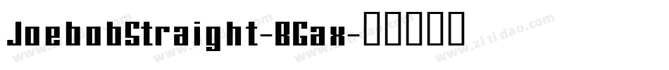 JoebobStraight-BGax字体转换