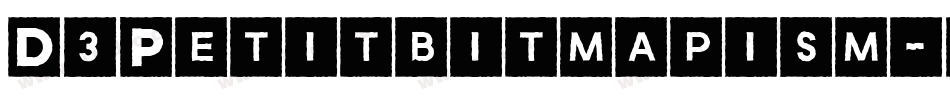 D3Petitbitmapism-1GOe字体转换