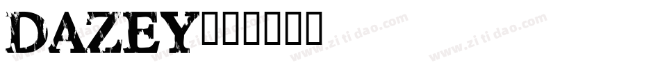 Dazey字体转换