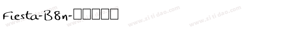Fiesta-B8n字体转换