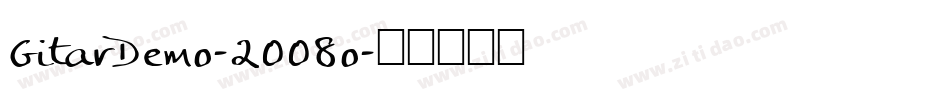 GitarDemo-2OO8o字体转换