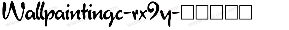 Wallpaintingc-rx9y字体转换