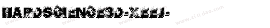 HardScience3D-xeej字体转换