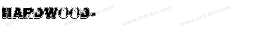 Hardwood字体转换