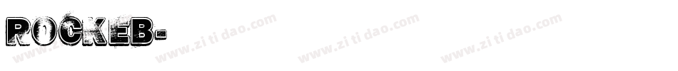 ROCKEB字体转换