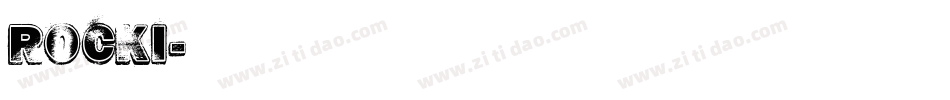 ROCKI字体转换
