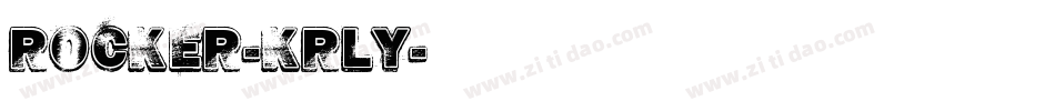 Rocker-KRly字体转换