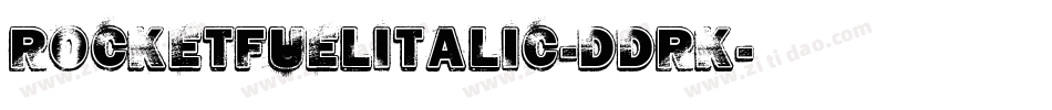 RocketfuelItalic-ddrK字体转换