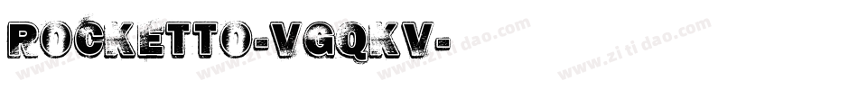 Rocketto-VGqKV字体转换