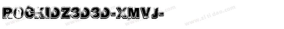 Rockidz3D3D-xmvj字体转换